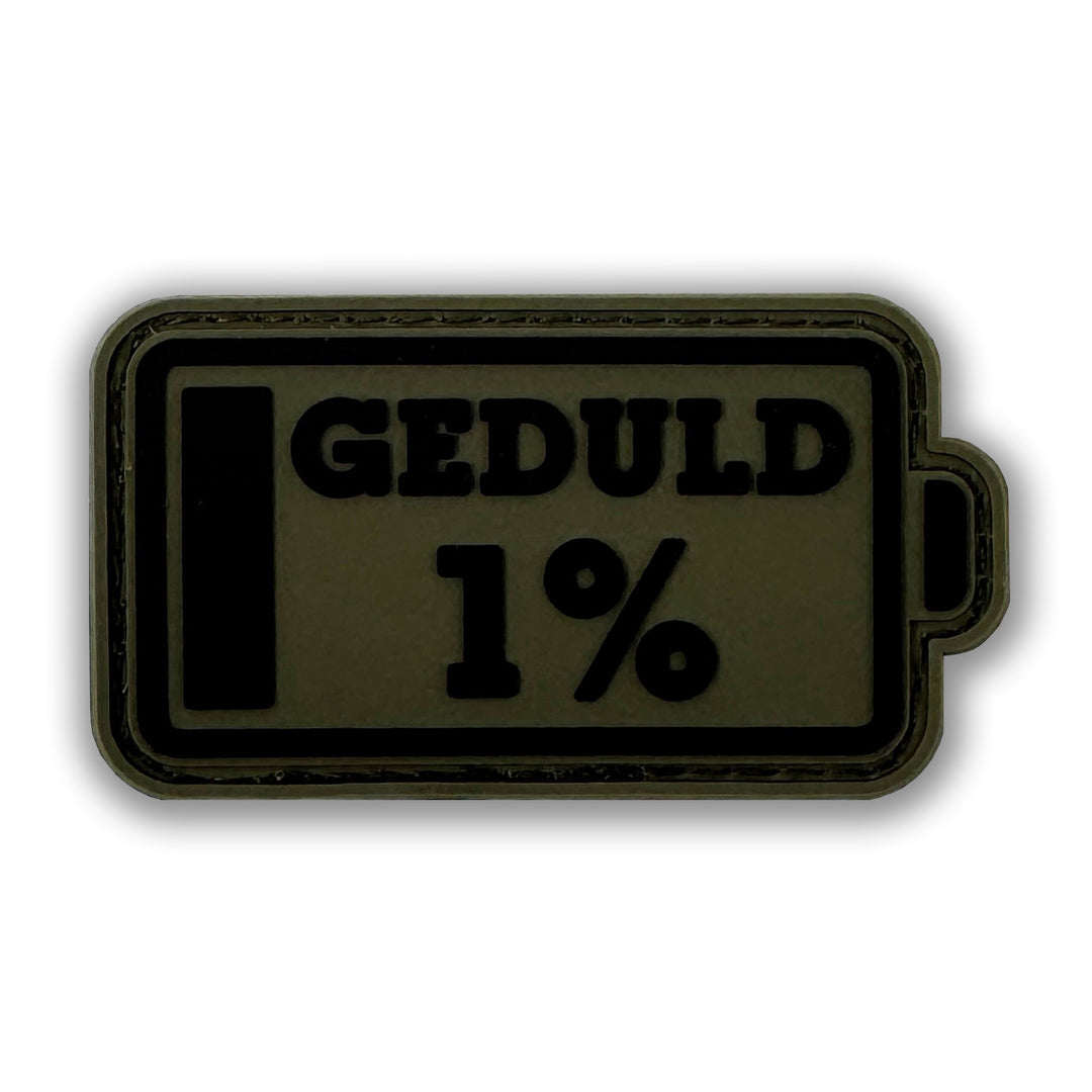 "1% Geduld" Patch