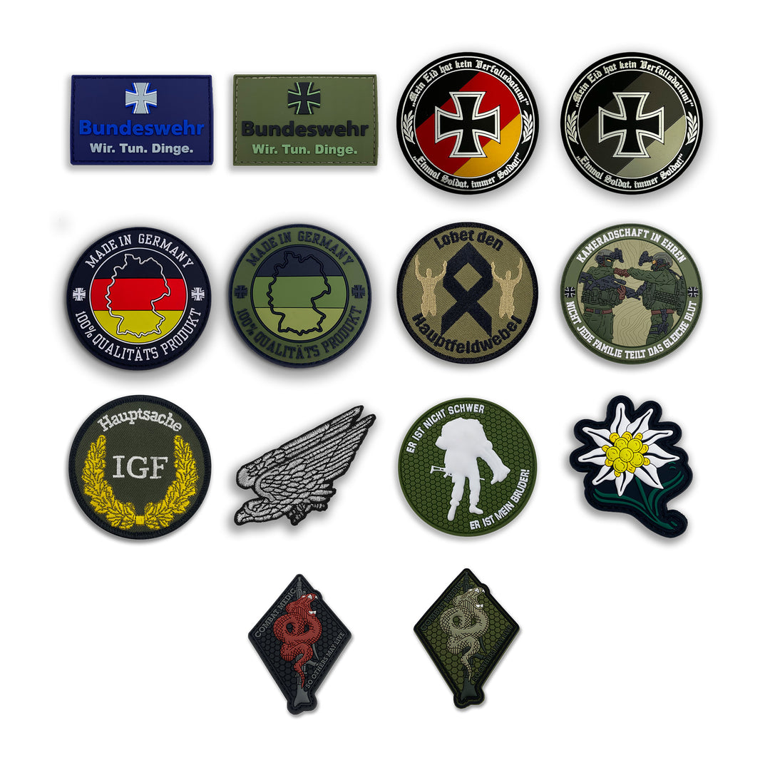 "Bundeswehr" Patches 4er-Set