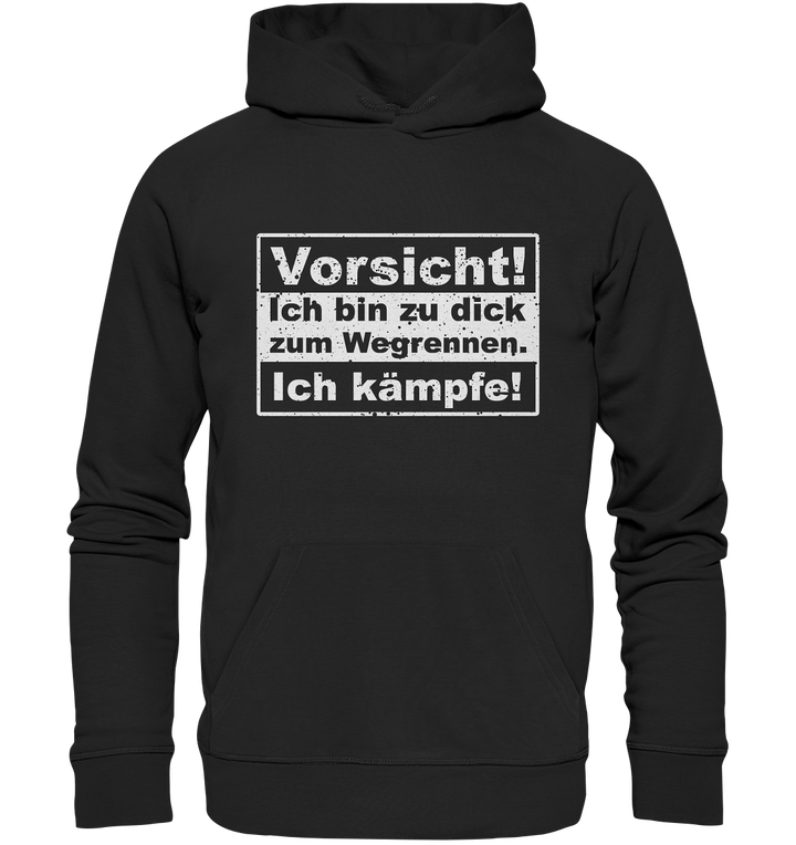"Ich kämpfe" - Premium Unisex Hoodie
