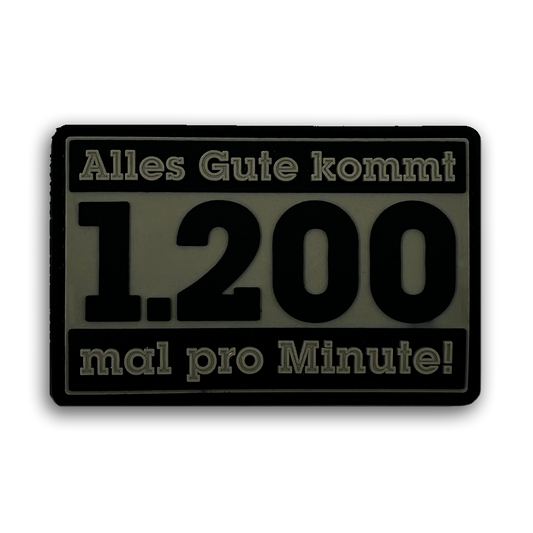 "Alles Gute kommt 1200 mal pro Minute" Patch