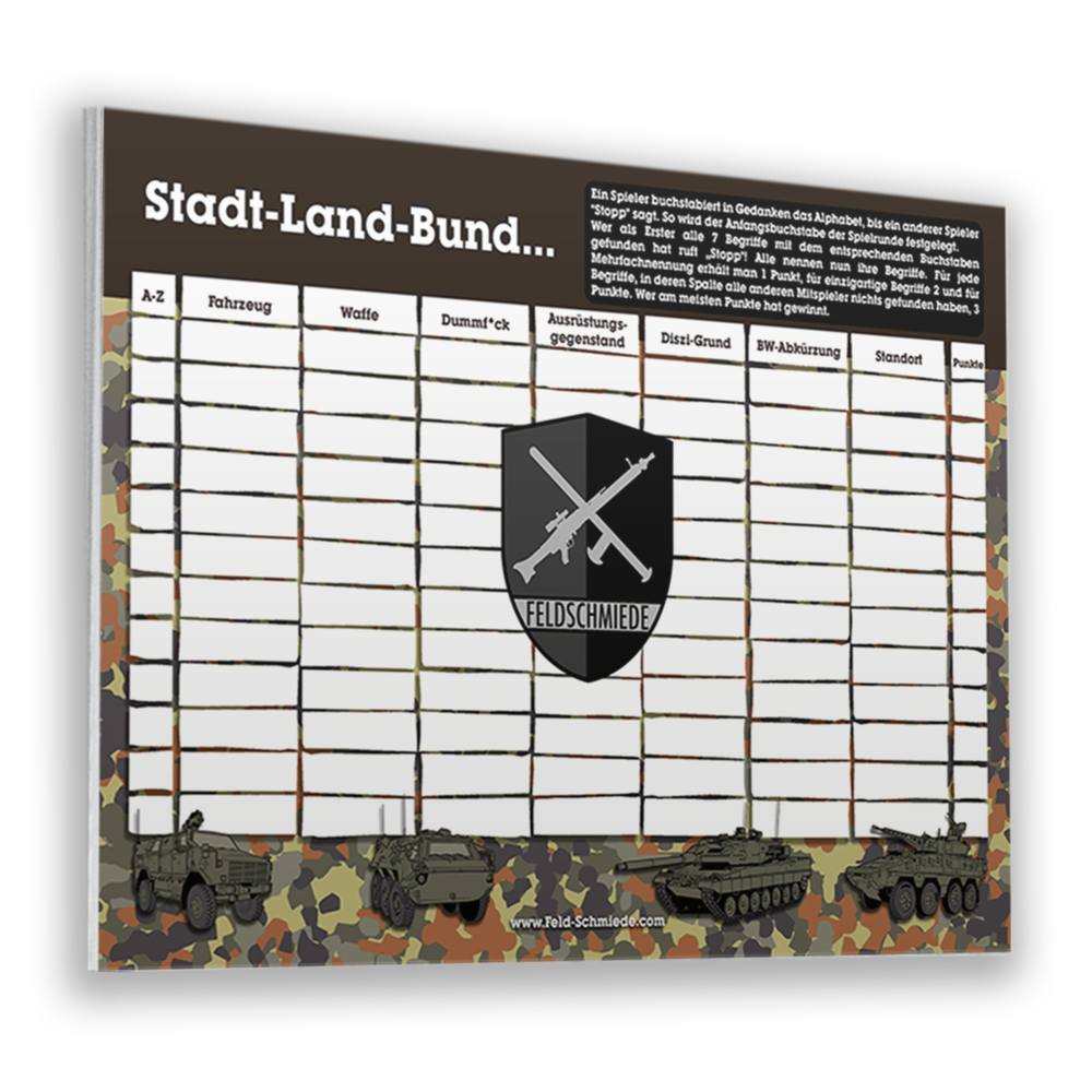 Stadt Land Bund Gesellschaftsspiel