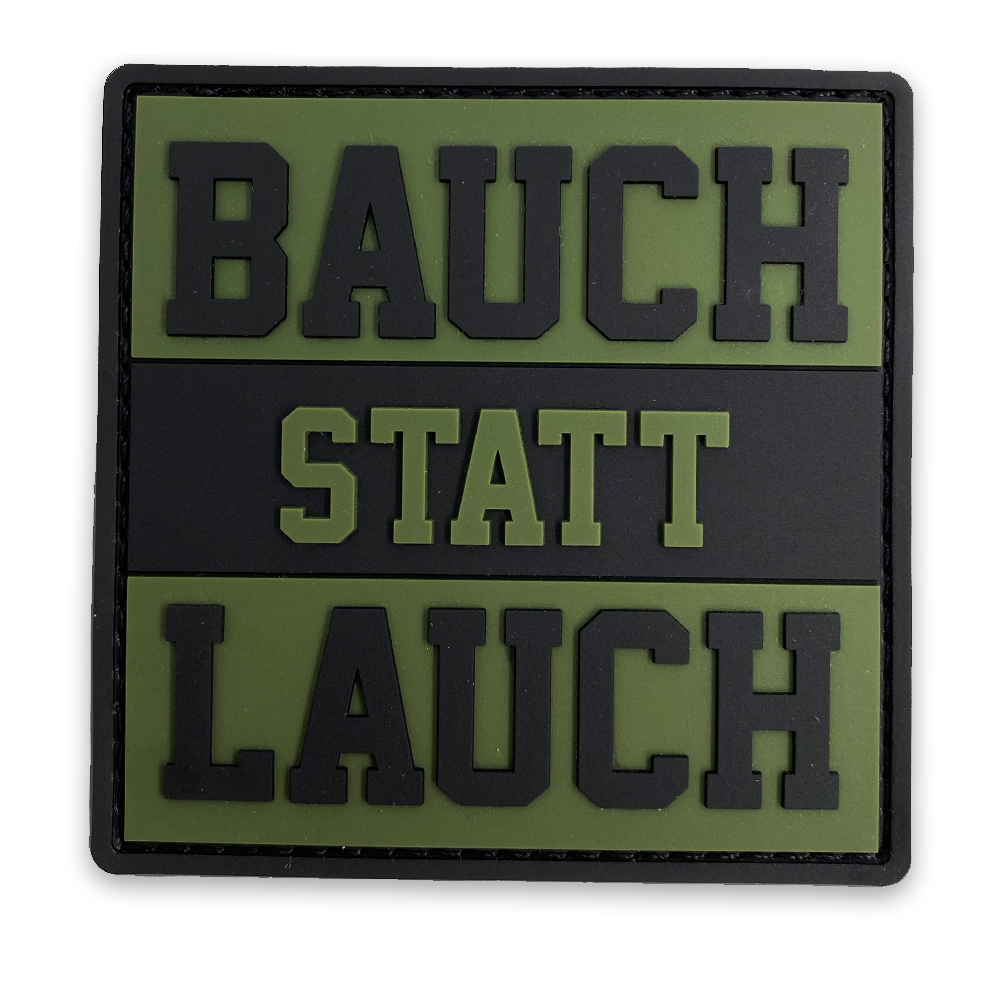 "Bauch statt Lauch" Patch