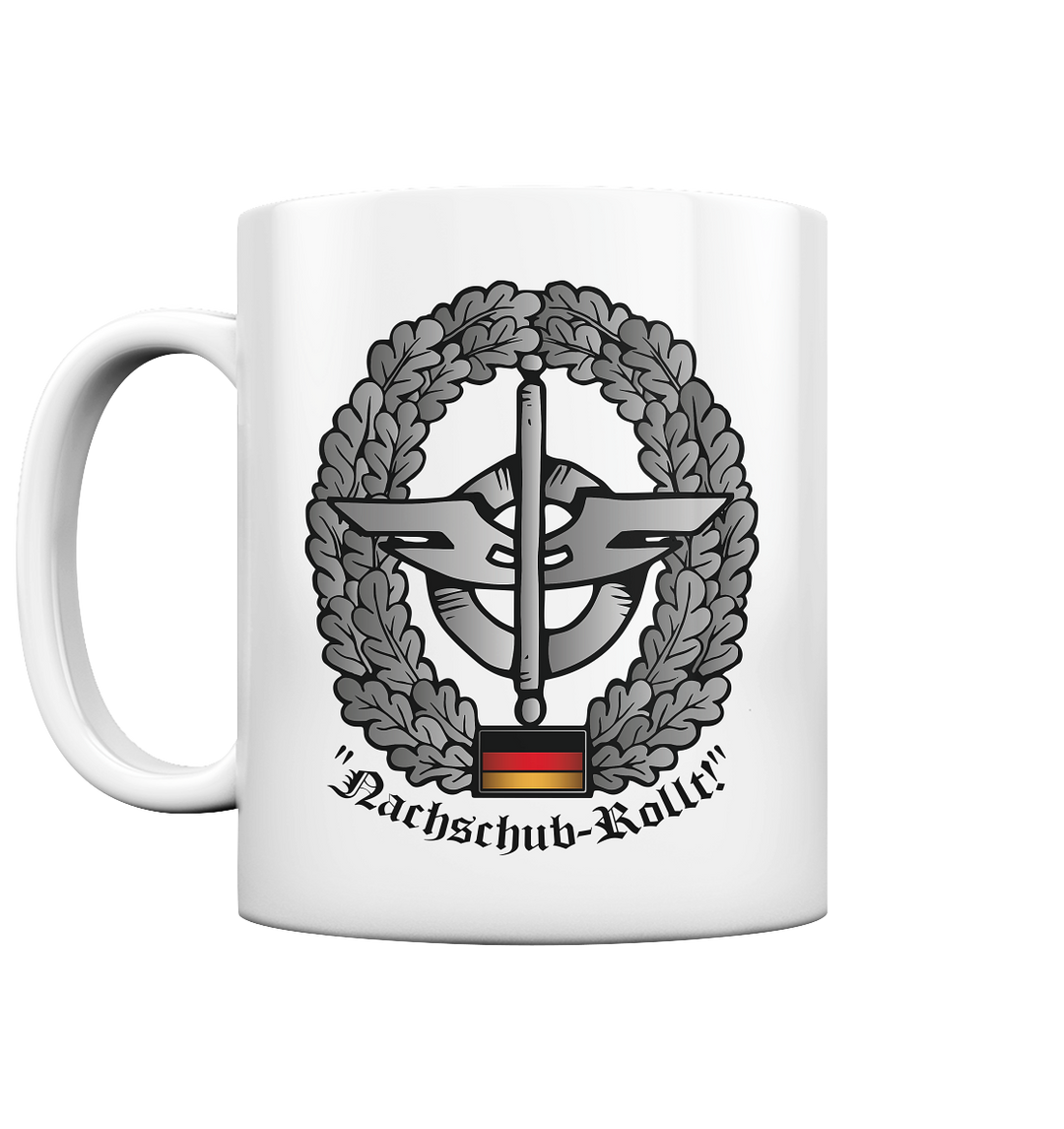 "Nachschub Rollt!" - Tasse glossy