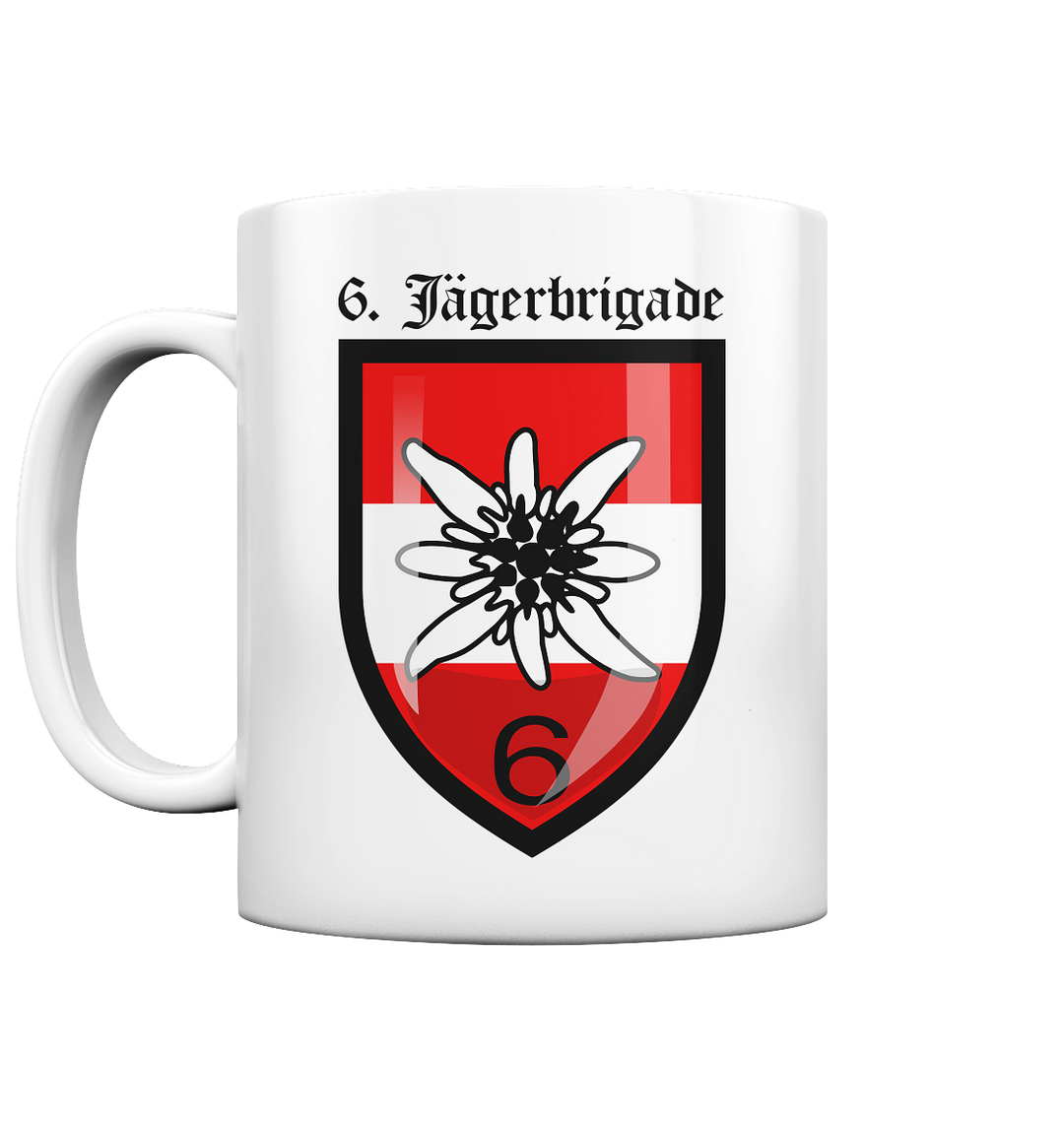 "6. Jägerbrigade" - Tasse glossy