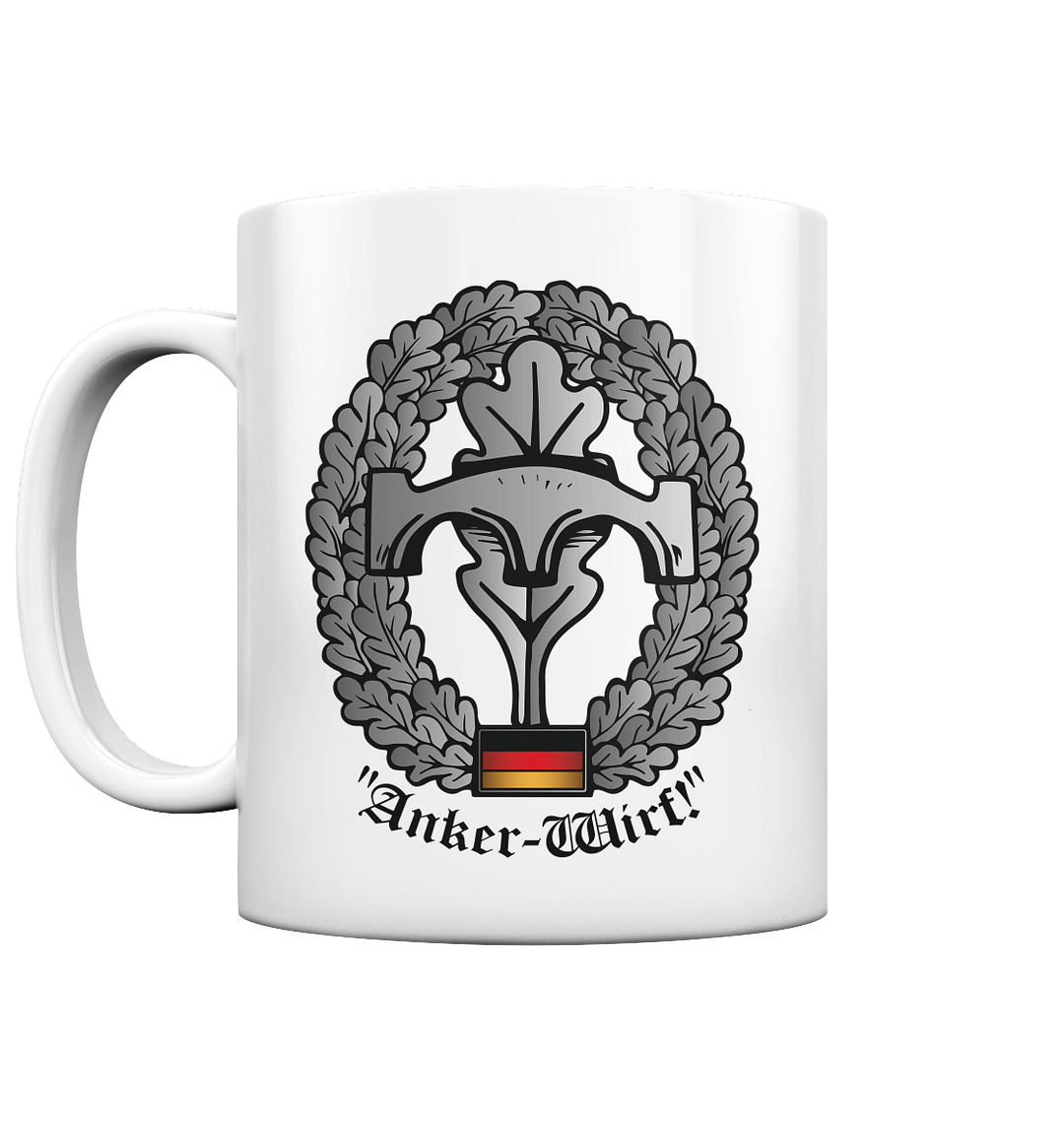 "Anker Wirf!" - Tasse glossy