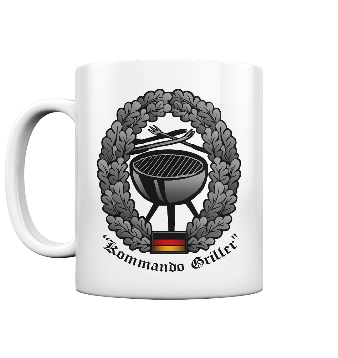 "Kommando Griller" - Tasse glossy