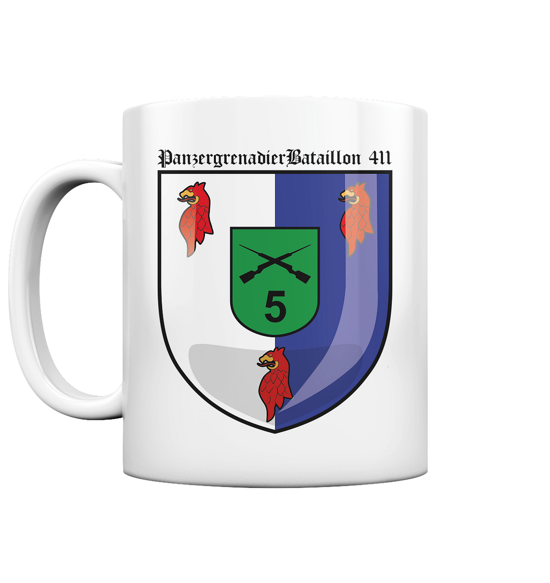 "PzGrenBtl 411" - Tasse glossy