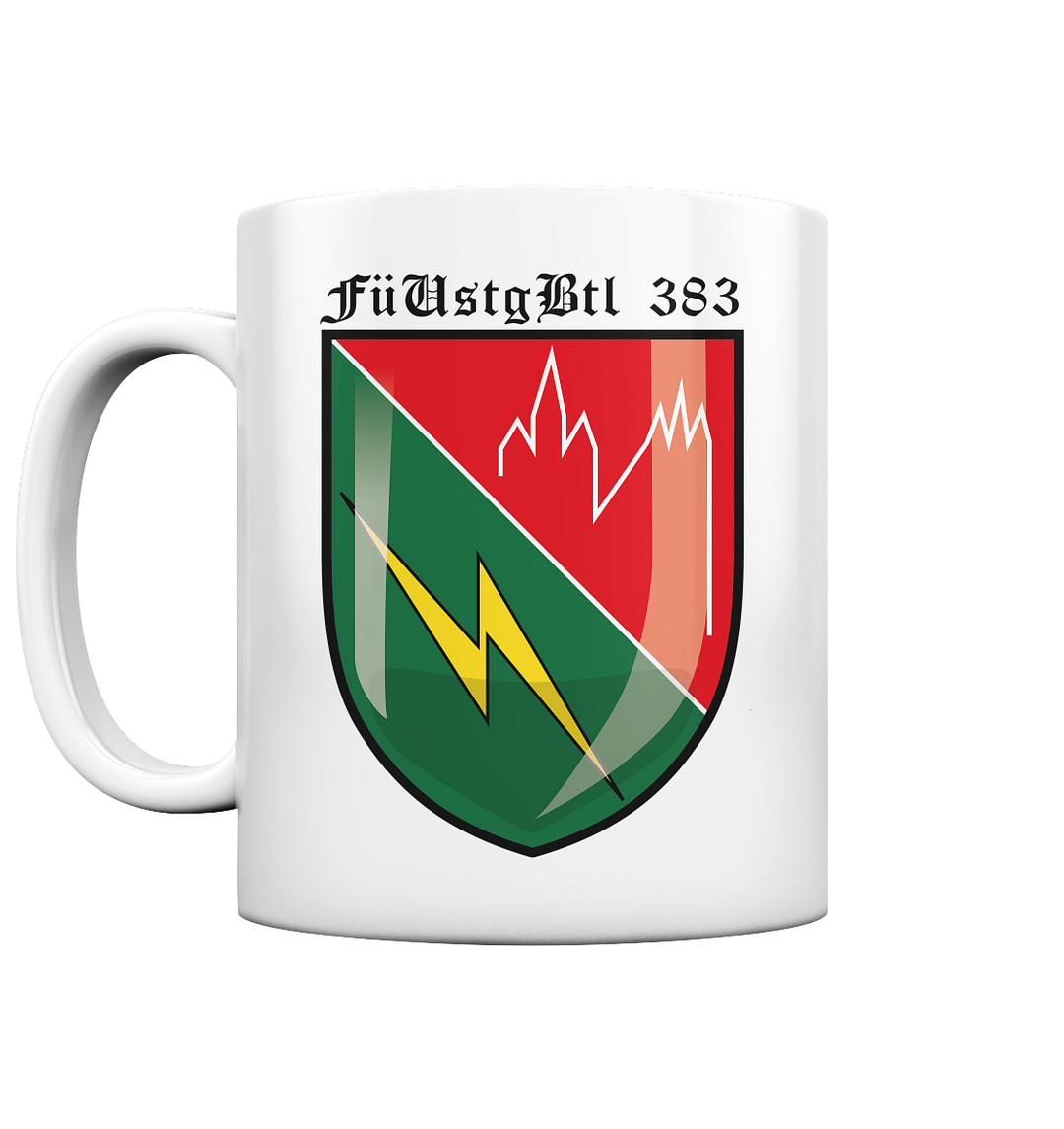 "Führungsunterstützungsbataillon 383" - Tasse glossy