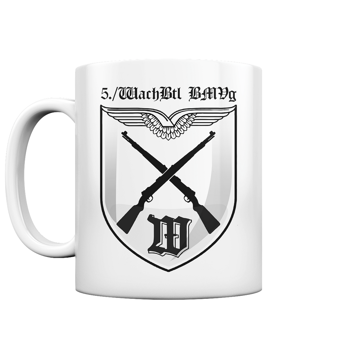 "5./WachBtl BMVg" - Tasse glossy