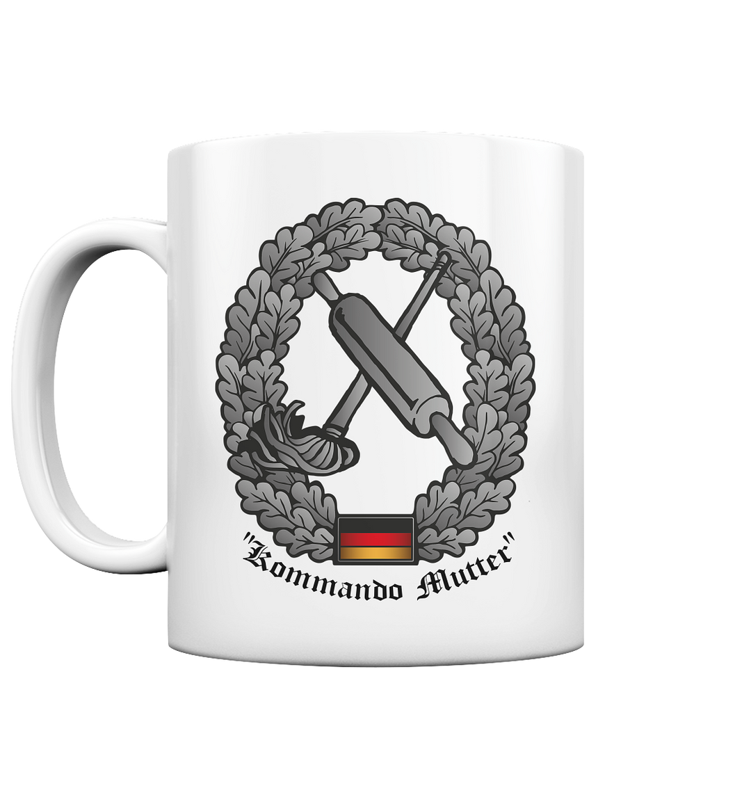 "Kommando Mutter" - Tasse glossy