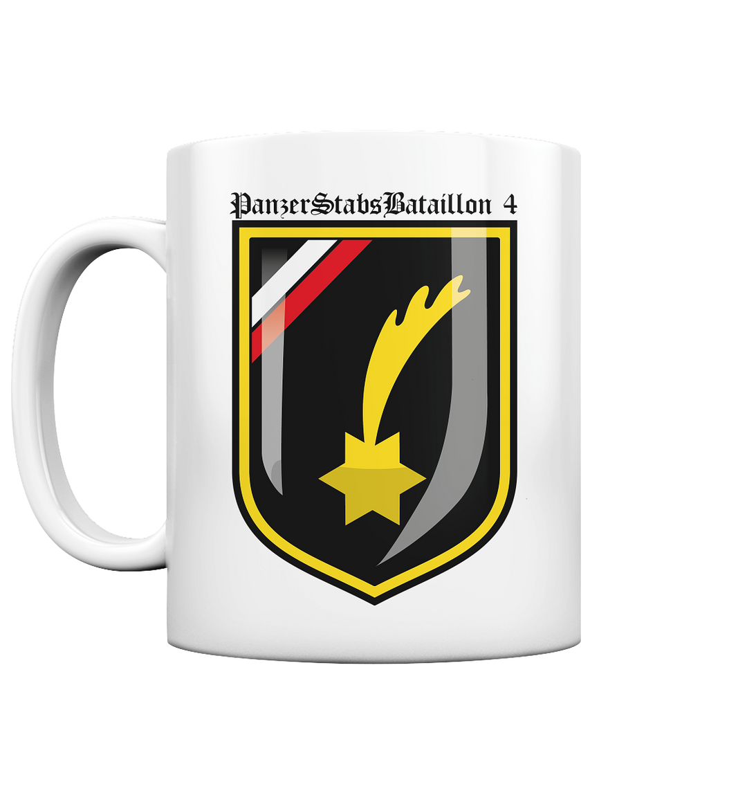 "Panzerstabsbataillon 4"  - Tasse glossy