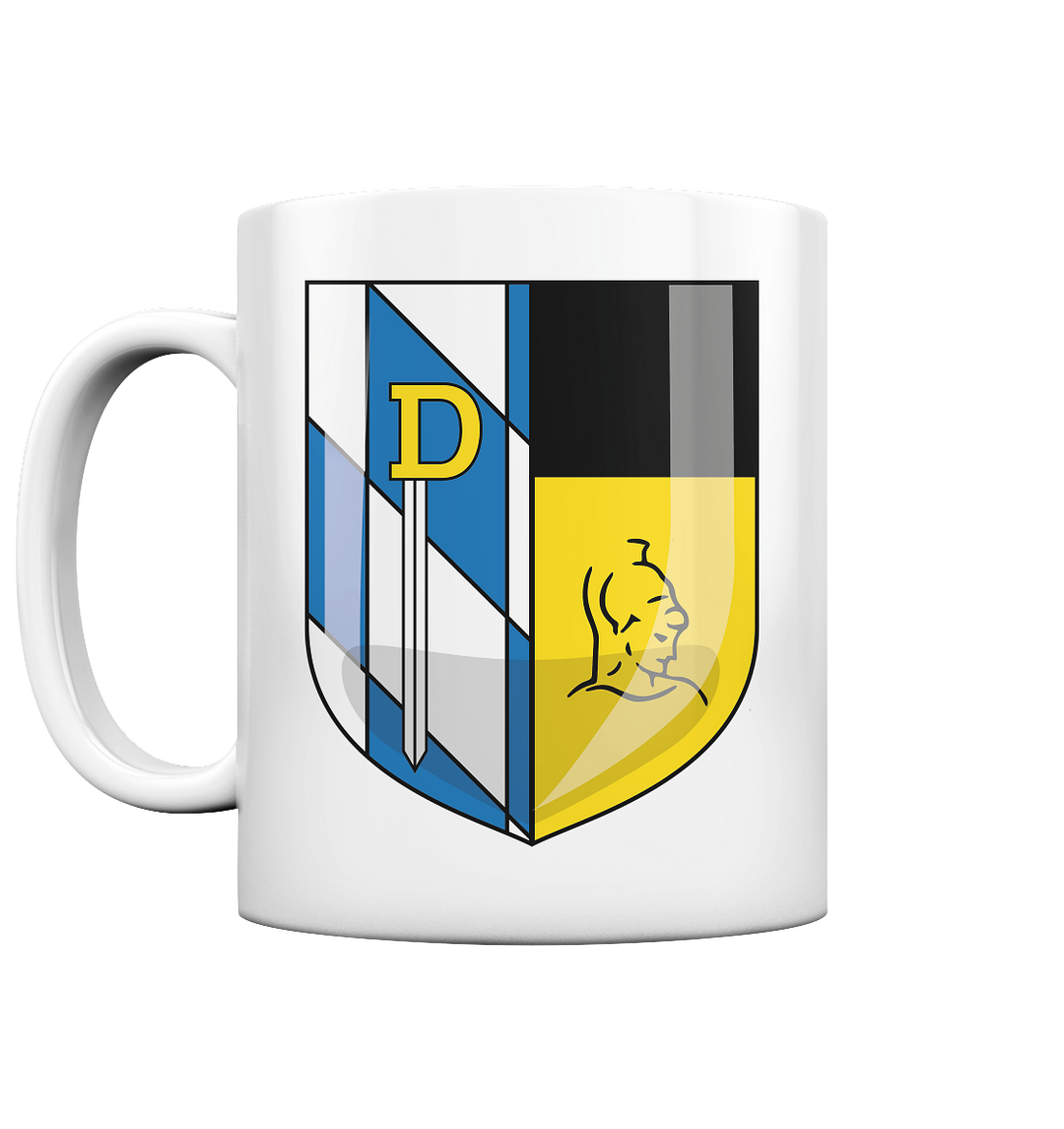 "UniBW Studentenfachbereich DELTA" - Tasse glossy