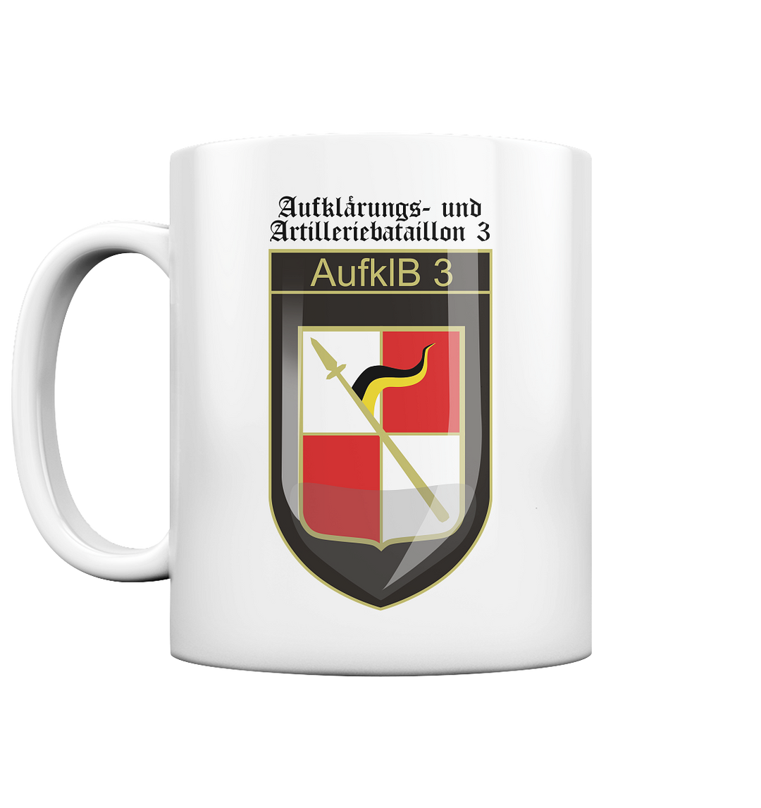 "Aufklärungs- und Artilleriebataillon 3" - Tasse glossy