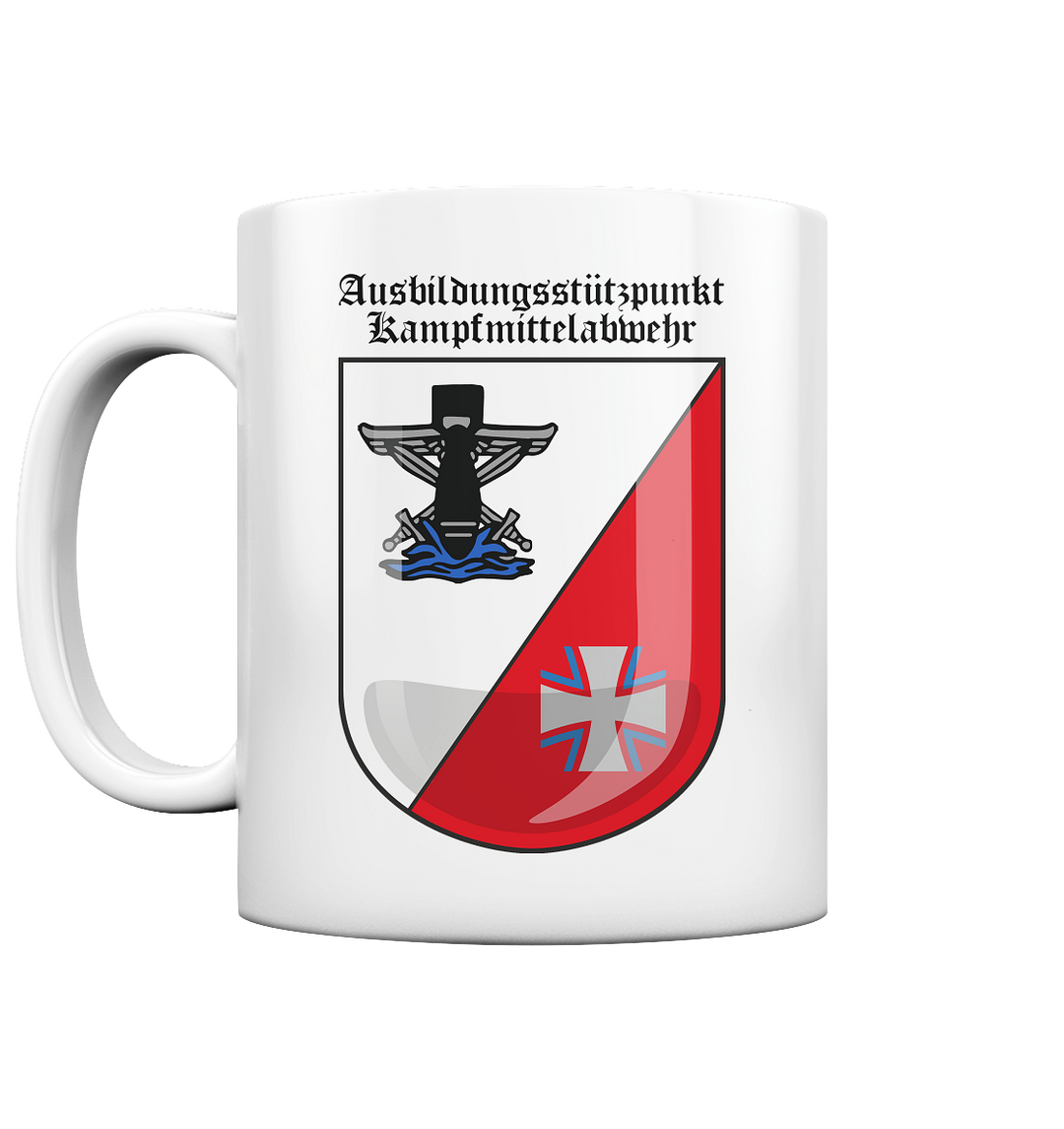 "Ausbildungsstützpunkt Kampfmittelabwehr" - Tasse glossy