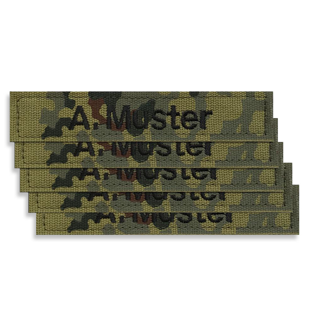 Namensband 5er Set Flecktarn