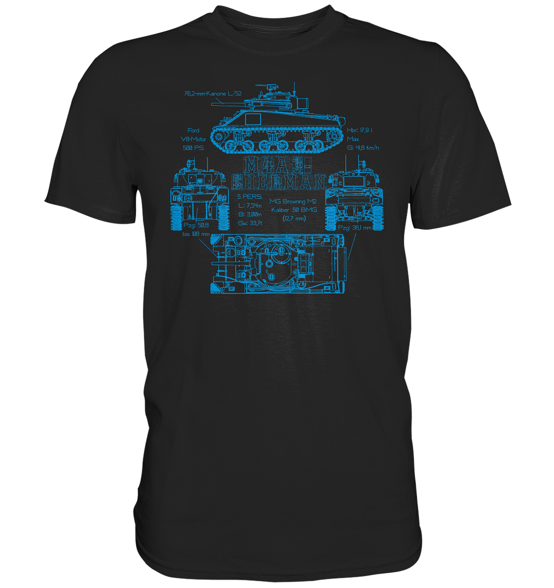 "StuG III-G (blau)" - Premium Shirt