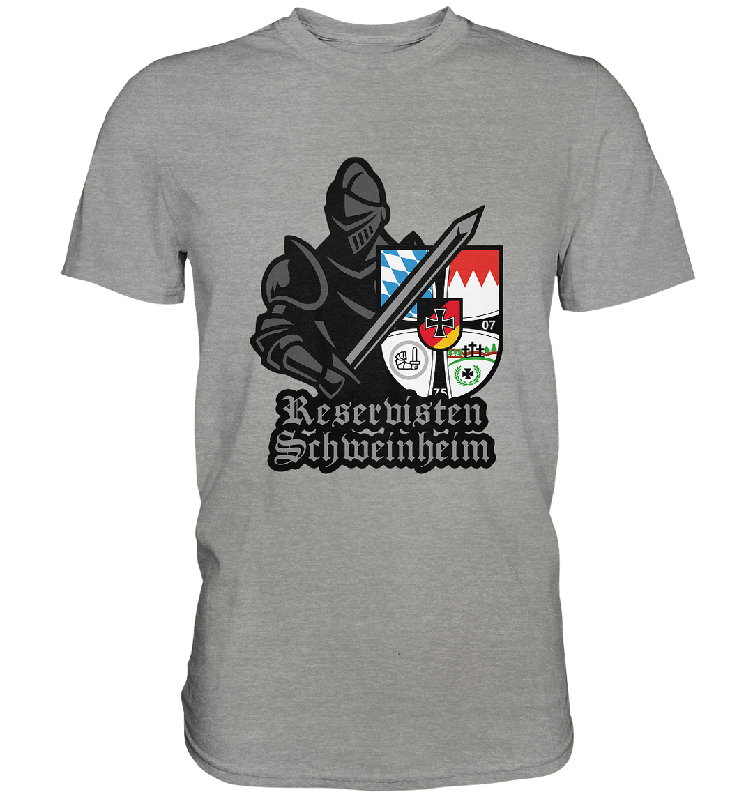 "Reservisten Schweinheim - Ritter" - Premium Shirt