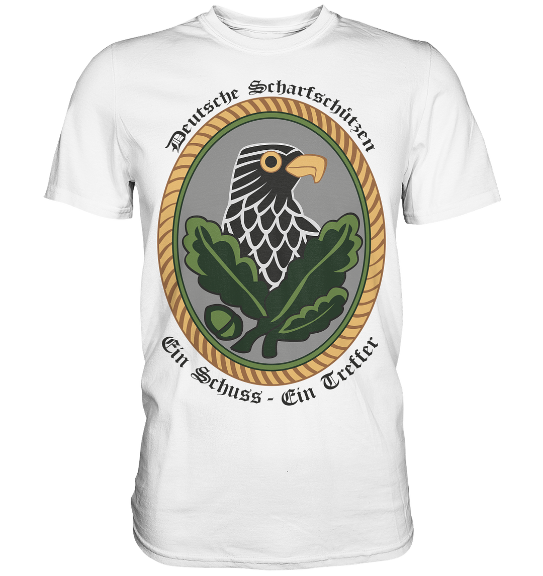 "Ein Schuss-Ein Treffer" - Premium Shirt