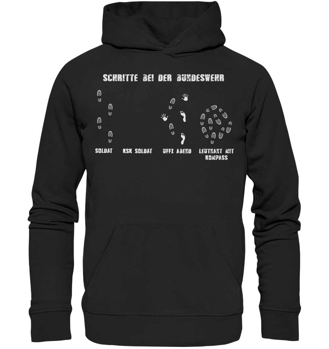 Schritte der Bundeswehr - Premium Unisex Hoodie