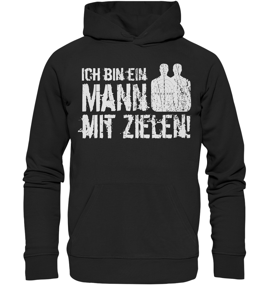 Mann mit Zielen - Premium Unisex Hoodie