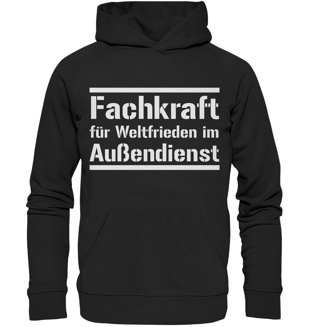 Fachkraft für Weltfrieden - Premium Unisex Hoodie