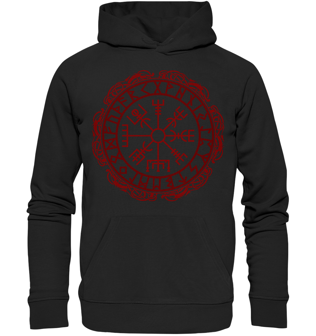 "Nordischer Kompass Vegvisir" - Premium Unisex Hoodie