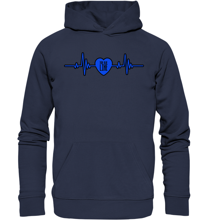 "Thin Blue Heartbeat" - Premium Unisex Hoodie