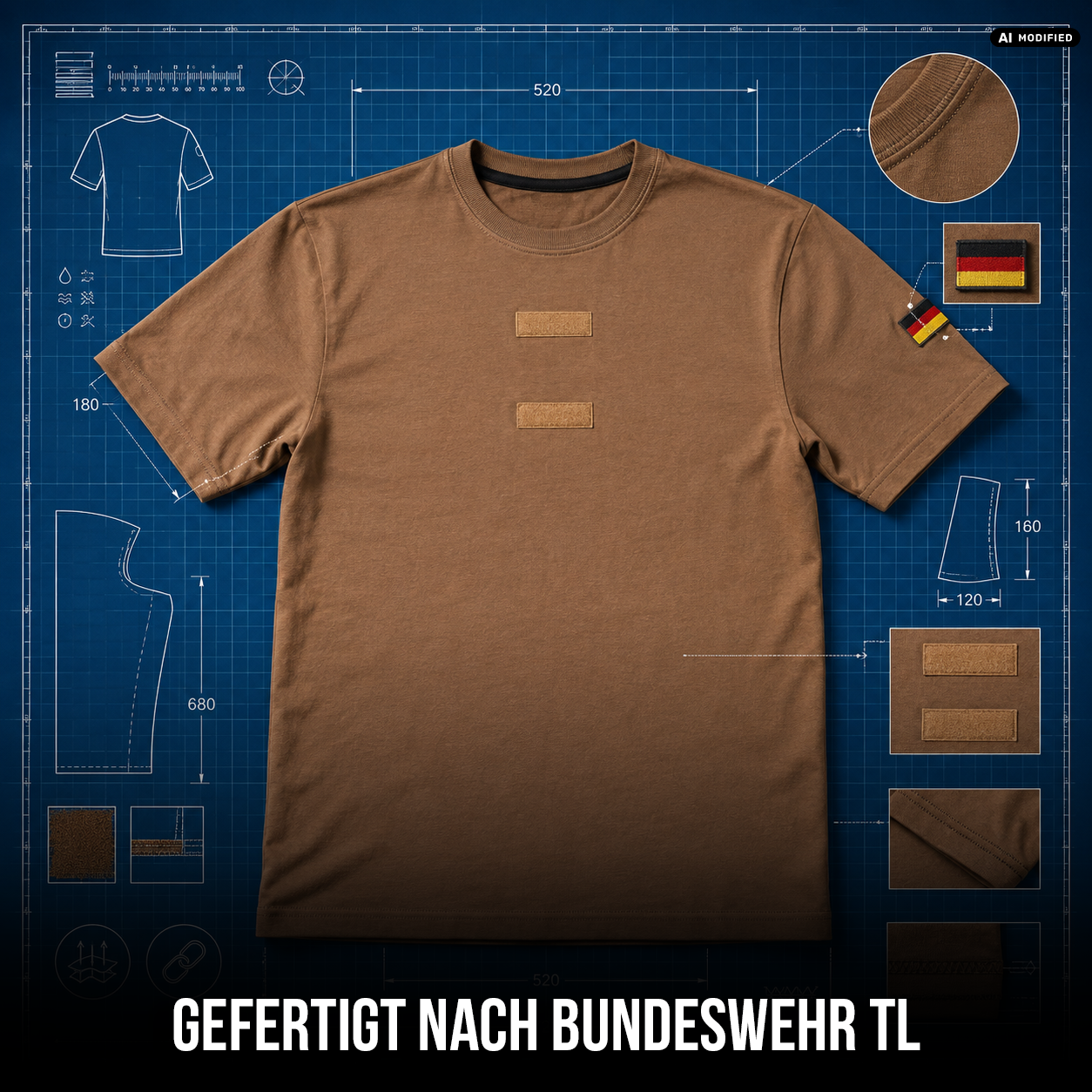 Bundeswehr Tropenshirt