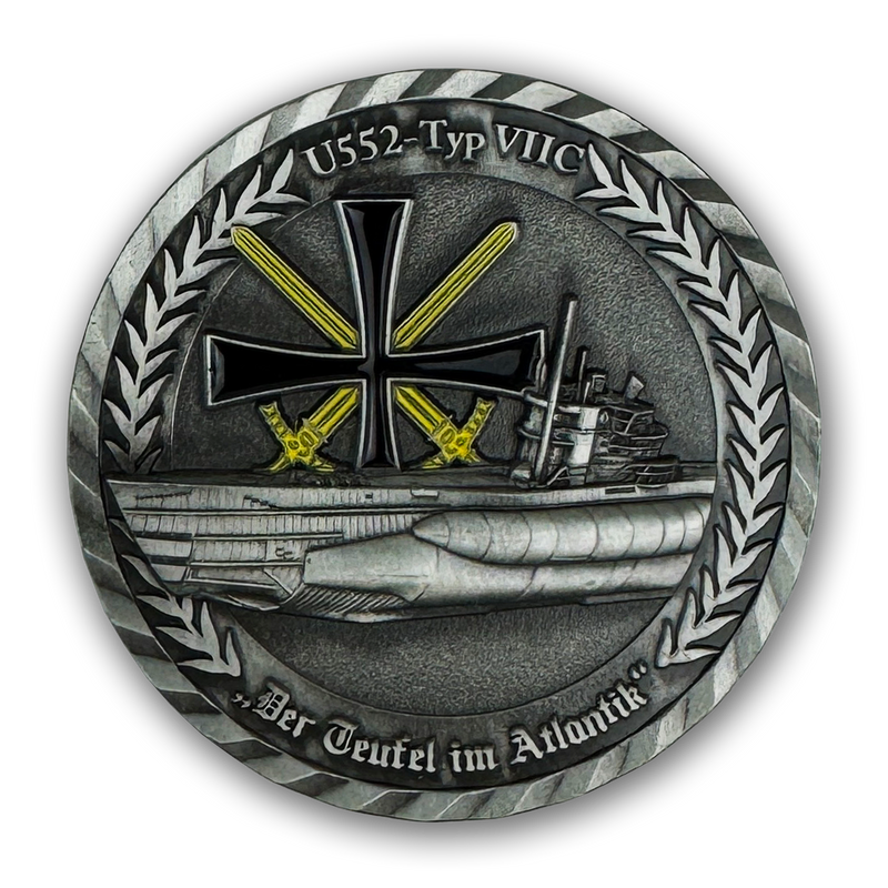"U-552 - Erich Topp” Coin