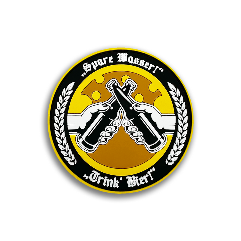 "Spare Wasser Trink´ Bier" Patch