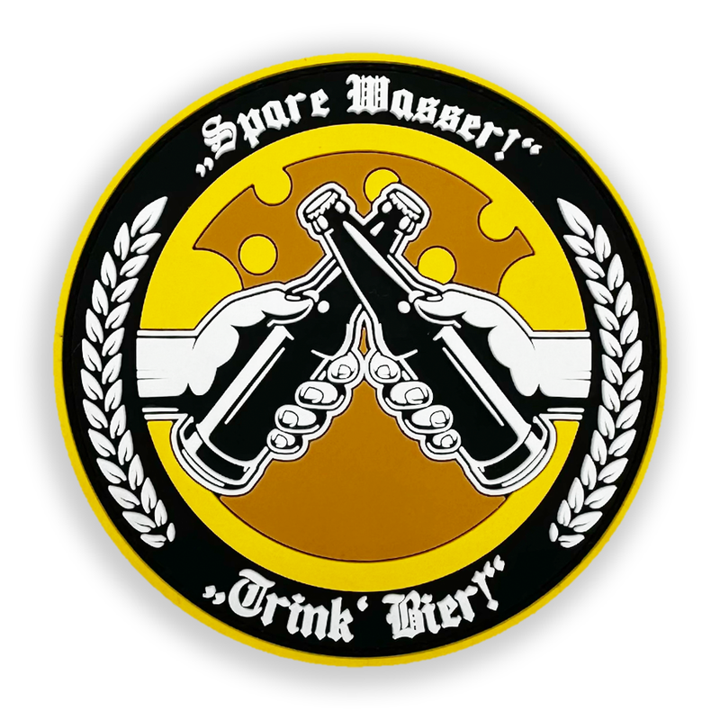 "Spare Wasser Trink´ Bier" Patch