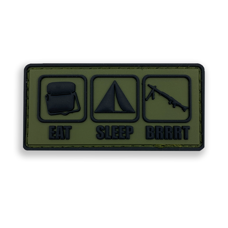 "Eat Sleep Brrrt" Patch