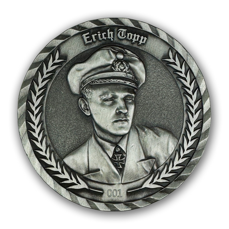 "U-552 - Erich Topp” Coin