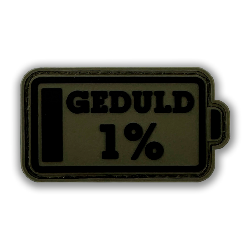 "1% Geduld" Patch