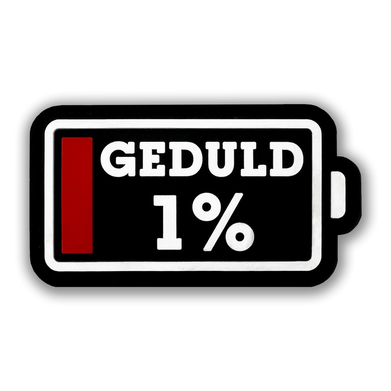 "1% Geduld" Patch