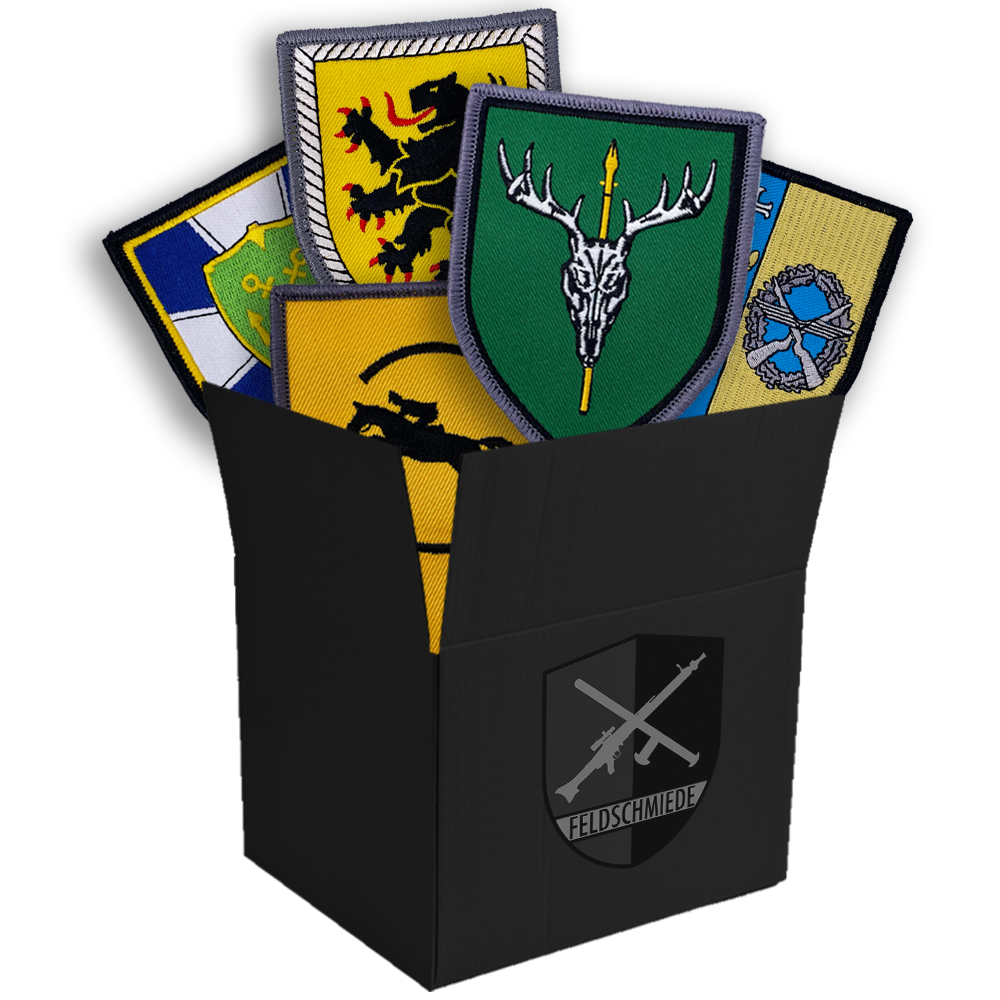 3 Stück Set Patches Klett, Hohe Qualität Bundeswehr Patch