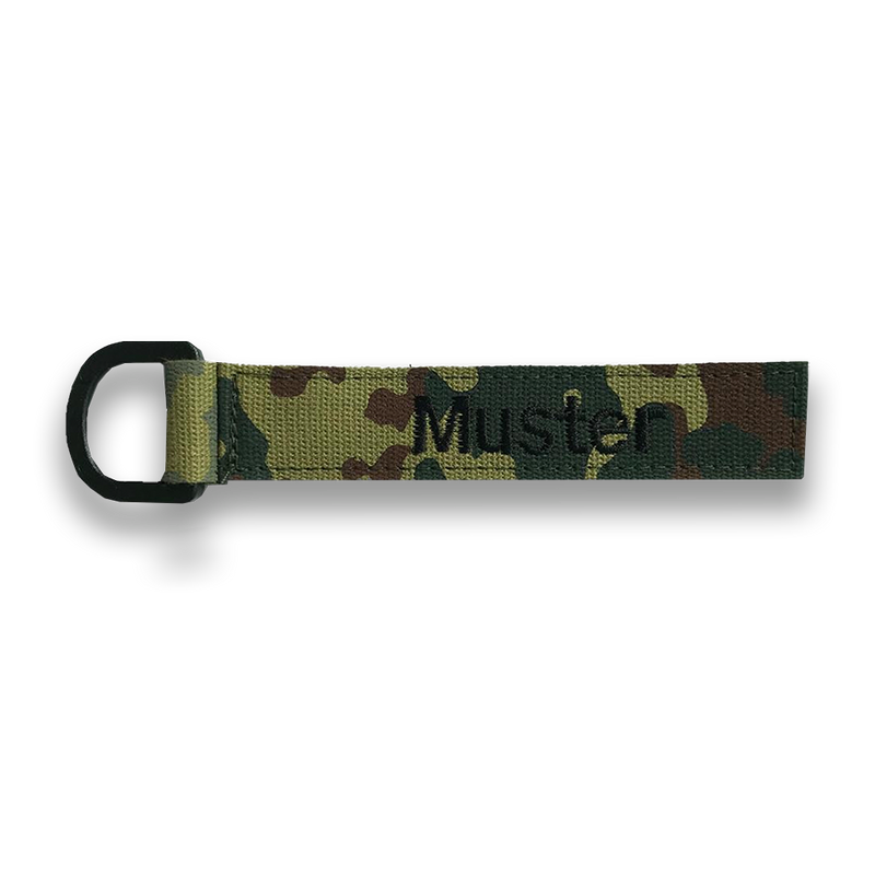 "Individuelles" Schlüsselband Flecktarn