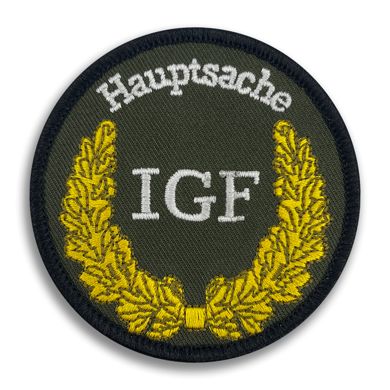 "Hauptsache IGF" Patch