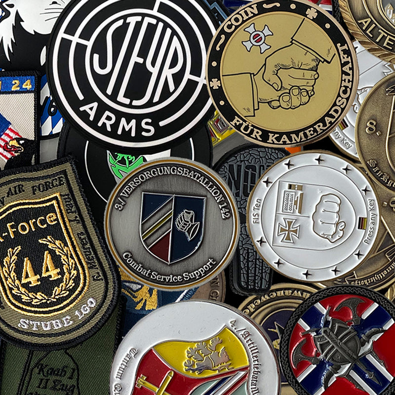 Custom Patches und Coins