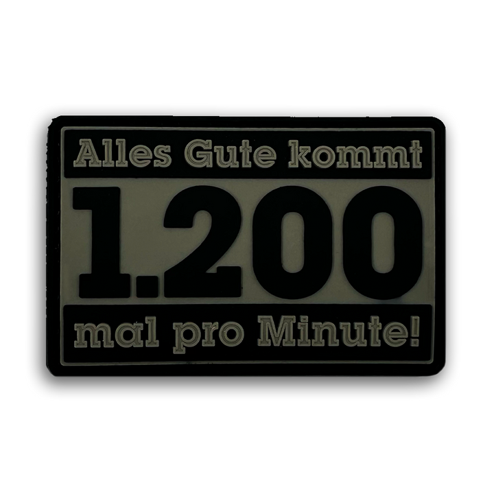 "Alles Gute kommt 1200 mal pro Minute" Patch