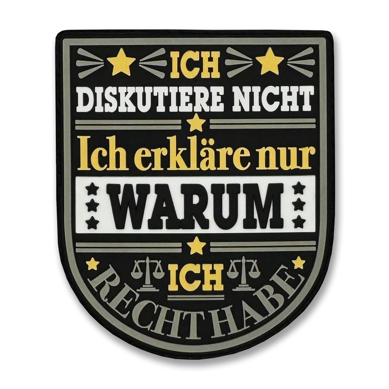 "Ich diskutiere nicht" Patch