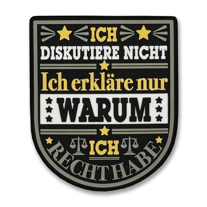"Ich diskutiere nicht" Patch