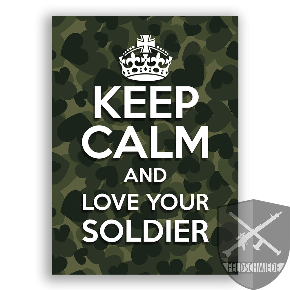 "Love Your Soldier" Postkarte hier online kaufen