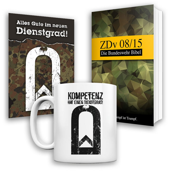 "Dienstgrad-Beförderungs" Geschenkset