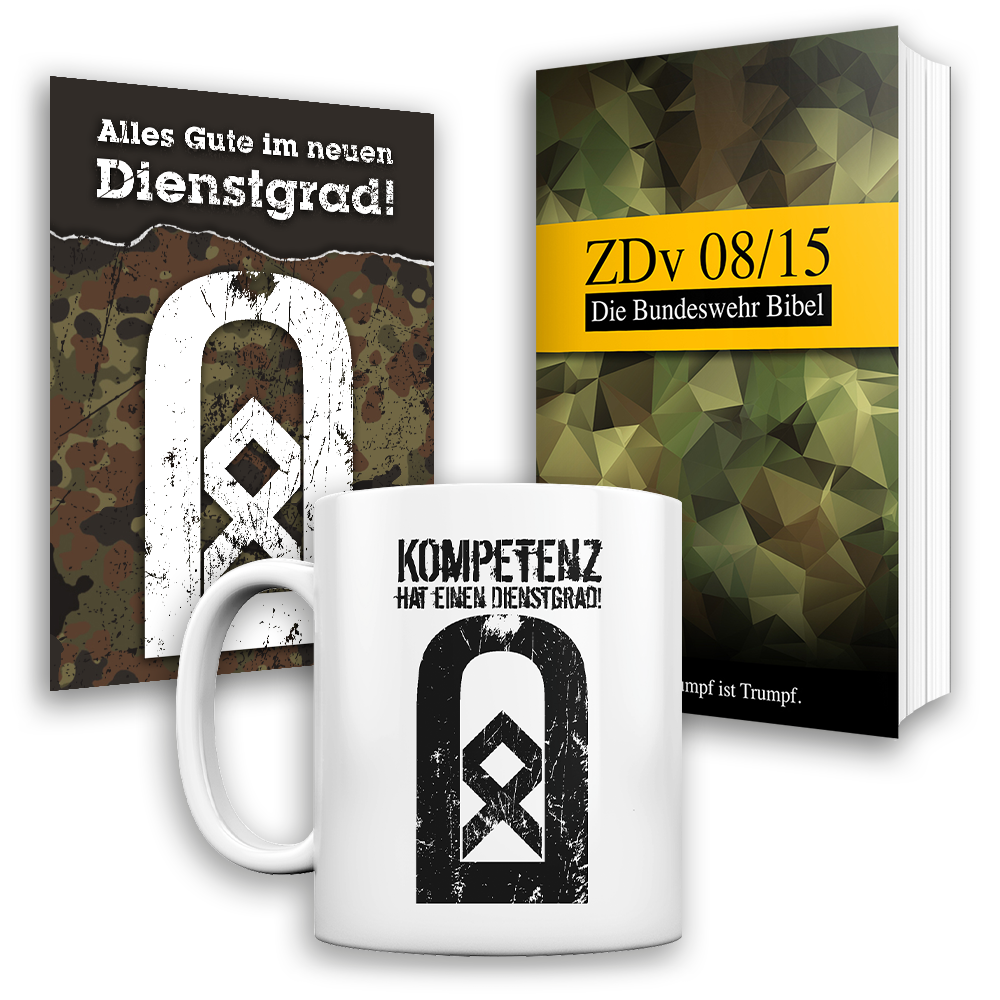 "Dienstgrad-Beförderungs" Geschenkset