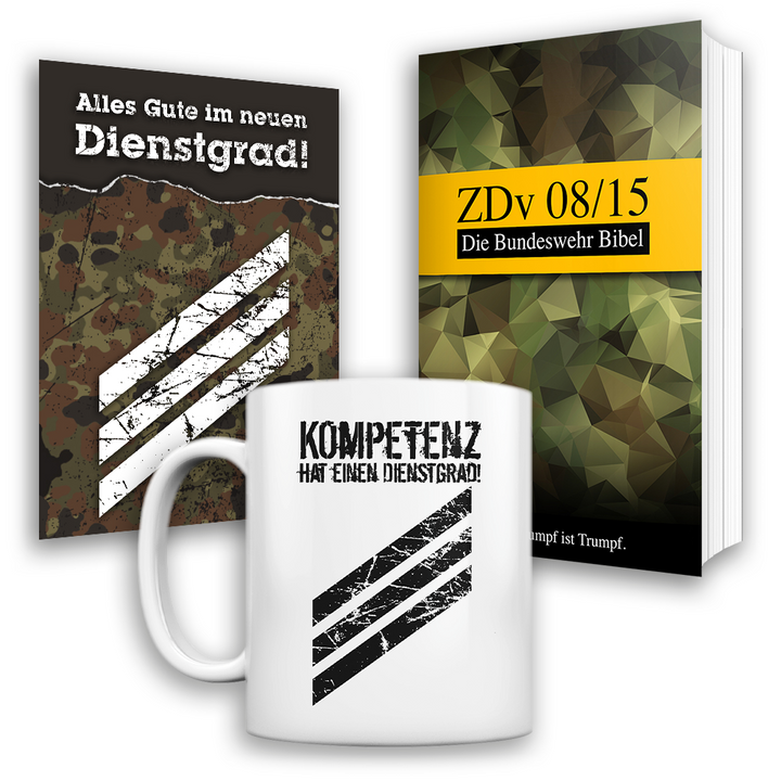 "Dienstgrad-Beförderungs" Geschenkset