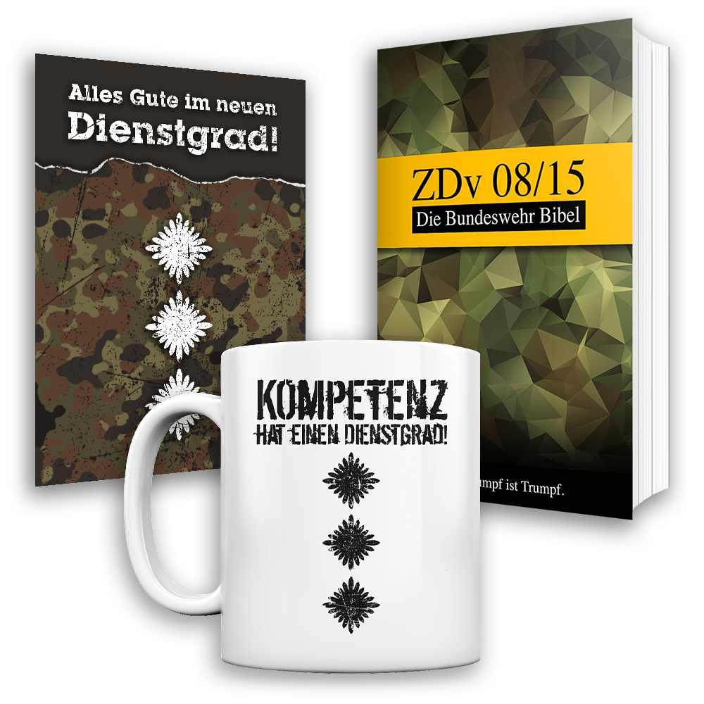 "Dienstgrad-Beförderungs" Geschenkset