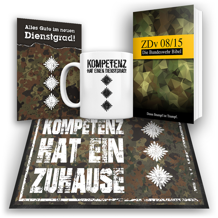 "Dienstgrad-Beförderungs" Geschenkset