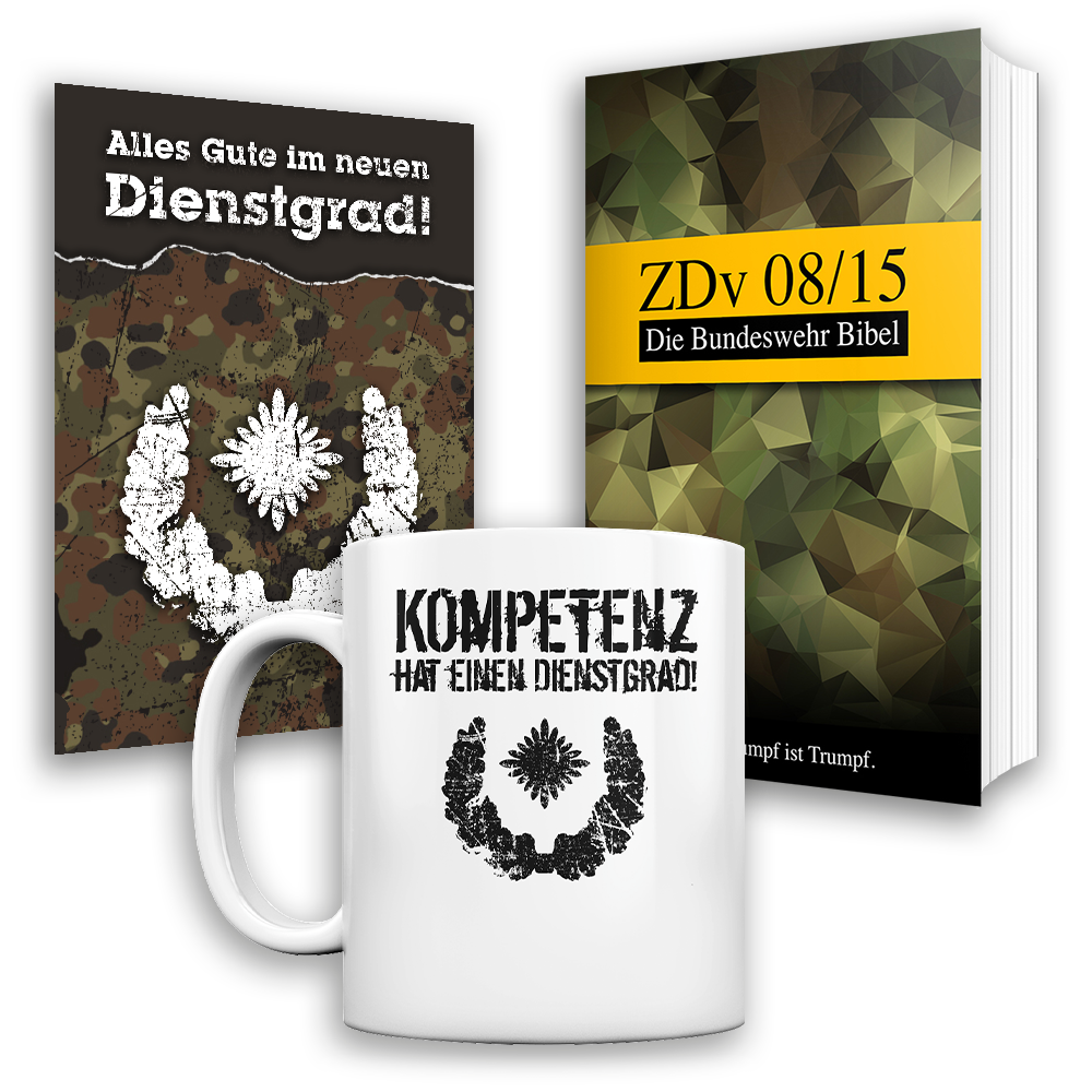 "Dienstgrad-Beförderungs" Geschenkset