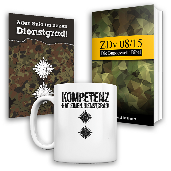 "Dienstgrad-Beförderungs" Geschenkset